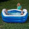 Детский надувной бассейн BESTWAY 213х206х69см с сиденьем, подголовником и подстаканником, 575л, от 6 лет 54153 BW
